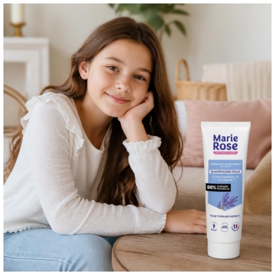Marie Rose Nežen šampon z eteričnim oljem sivke 250 ml