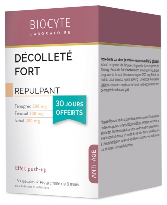 Biocyte Décolleté Fort 180 Gélules