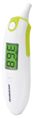 FEVERSCAN Thermomètre Médical à Infrarouge 6en1 - Couleur : Vert