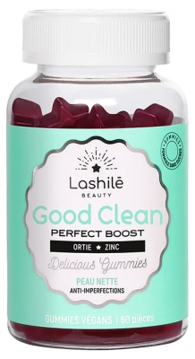 Lashilé Beauty Good Clean Perfect Boost Peau Nette 60 Gummies