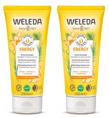 Weleda Energy Virkistävä Suihkugeeli 2 x 200 ml