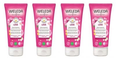 Weleda Love Harmonizing Shower Cream 4 x 200 ml