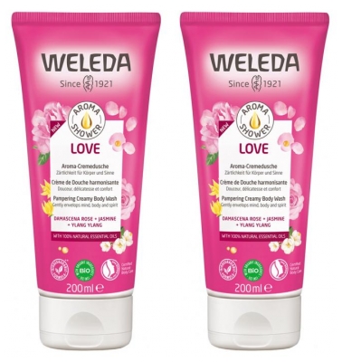 Weleda Crema de Ducha Armonizadora del Amor Lote de 2 x 200 ml