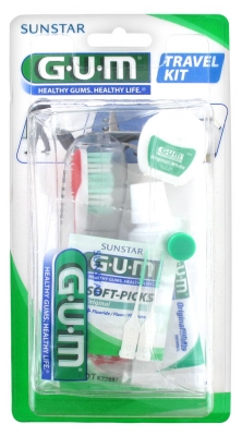 Set de Călătorie GUM - Culoare: Ro?u