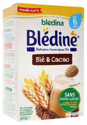 Blédina Blédine Pszenica i Kakao od 6 Miesięcy 400 g