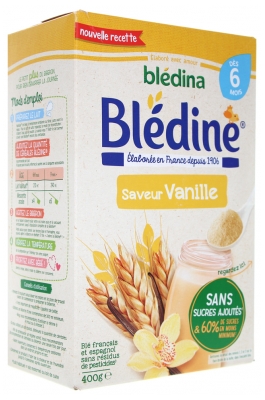 Blédina Blédine Blé & Vanille dès 6 Mois 400 g