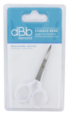 dBb Remond Baby Scissors Rounded Tips - Colour: White
