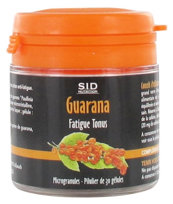 S.I.D Nutrition Fatigue Tonicity Guarana 30 Capsules