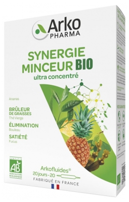 Arkopharma Arkofluides Synergie Minceur Bio 20 Ampoules
