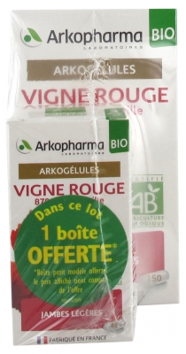 Arkopharma Arkogélules Vid Roja Ecológica 150 Cápsulas + 45 Cápsulas Ofrecidas