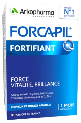 Arkopharma Forcapil P\\u0103r și Unghii 60 Capsule
