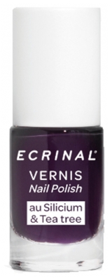 Ecrinal Neglelak Silicium + Tea Tree 5 ml - Farve: Intens violet