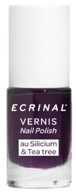 Ecrinal Silicium + Tea Tree Varnish 5 ml - Colour: Intense Purple