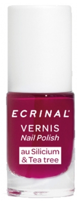 Ecrinal Silicio + Árbol del Té Polish 5 ml - Color: Ciruela
