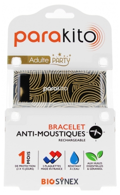Parakito Party Edition Bracelet Anti-Moustiques - Modèle : Nœuds