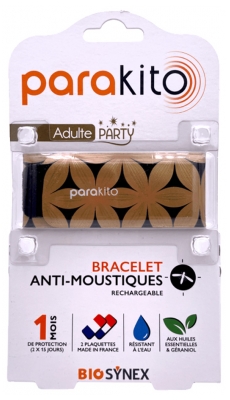 Parakito Bracciale Antizanzare Party Edition - Modello: Fiori