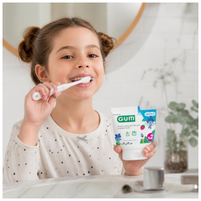 GUM Junior Zobu Pasta Gēls 2 x 50 ml Iepakojums