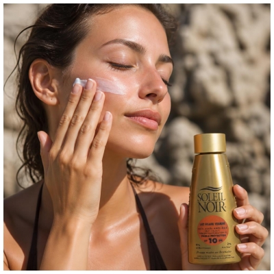 Soleil Noir Lage Bescherming Gevitamineerde Zonnemelk SPF10 150 ml