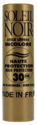 Soleil Noir Stick Lèvres Incolore SPF30 4 g