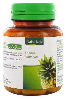 Naturland Tulpina de Ananas 75 Capsule Vegetale