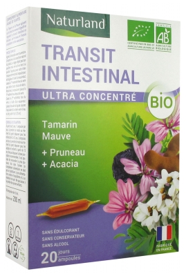 Naturland Intestinal Transit Organic 20 Ampułek do Picia po 10 ml
