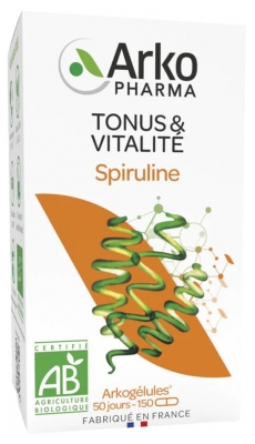Arkopharma Arkogélules Espirulina Bio 150 Cápsulas