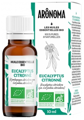 Aronoma Ekologisk Eterisk Olja Citron-Eucalyptus 10 ml