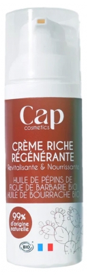 Cap Cosmetics Rich Regenerating Cream Organic 50ml