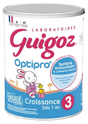 Guigoz Optipro 3 Latte di Crescita da 1 Anno 780 g