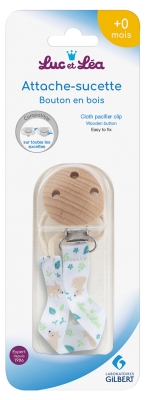 Suport pentru Suzete cu Nasture din Lemn Luc et Léa 0 Luni și Peste