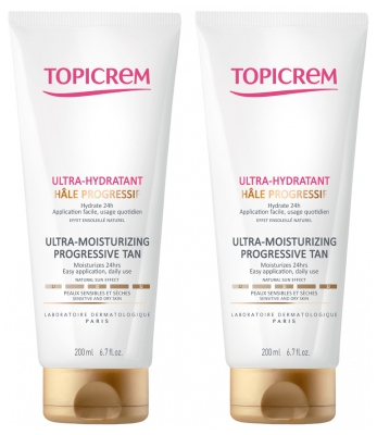 Topicrem Ultra-Hydrating Progressive Tanning 2 x 200 ml