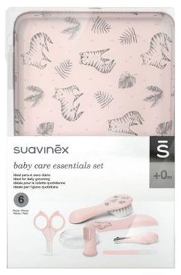 Suavinex Baby Care Essentials Set 0 Month and + - Colour: Pastel Pink