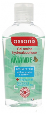 Assanis Gel Mains Hydroalcoolique 80 ml - Senteur : Amande