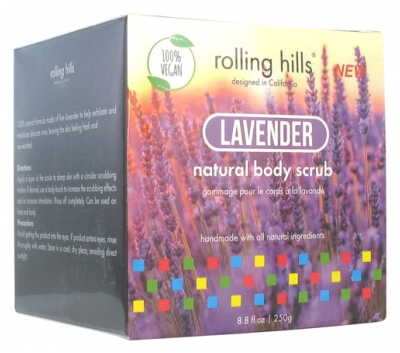 Rolling Hills Scrub Naturale per il Corpo 250 g - Profumo: Lavanda
