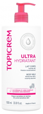 Topicrem Ultra-Hydratant Lait Corps 1000 ml