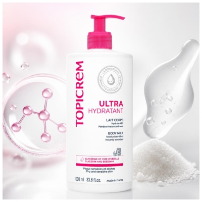 Topicrem Ultra-Hydraterende Body Lotion 1000 ml