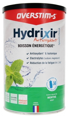 Overstims Hydrixir Antioxydant 600 g - Saveur : Menthe