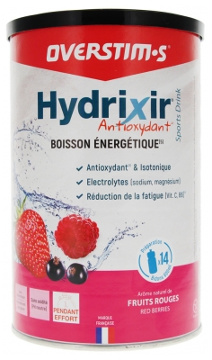 Overstims Hydrixir Antioxydant 600 g - Saveur : Fruits Rouges
