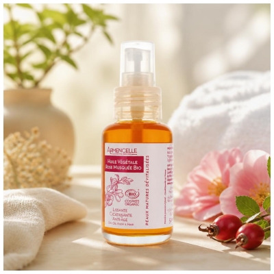 Armencelle Huile Végétale Rose Musquée Bio 50 ml