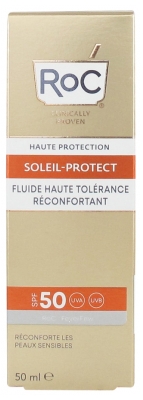 RoC Soleil-Protect Fluido Confortevole ad Alta Tolleranza SPF50 50 ml
