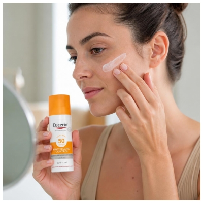 Eucerin Fluid za zaščito pred soncem proti foto-staranju SPF50+ 50 ml