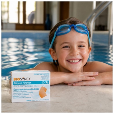 Biosynex Hørebeskyttelse Svømning Børn 3 Par