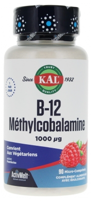 Kal B12 vitamīns Metilkobalamīns 90 Mikrotabletes