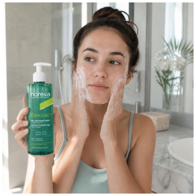 Noreva Exfoliac Mieto Vaahdotusgeeli 400 ml