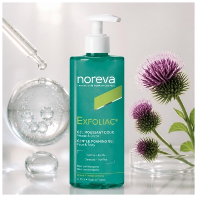 Noreva Exfoliac Mieto Vaahdotusgeeli 400 ml