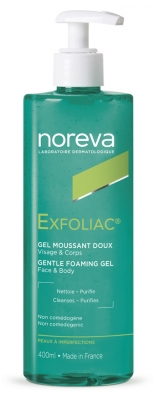 Noreva Exfoliac Mieto Vaahdotusgeeli 400 ml