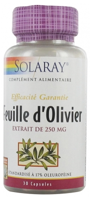 Solaray Olive Leaf 30 Gel-Caps