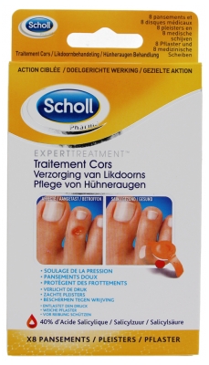 Scholl Kovettumahoito 8 Laastaria