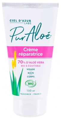 Pur Aloé Crème Réparatrice à l'Aloe Vera 70% Bio 150 ml