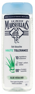 Le Petit Marseillais Organiczny Aloe Vera High Tolerance Nawilżający żel pod Prysznic 400 ml